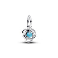 Pandora Birthday Circle Stone Dangle Charm Silver One Size