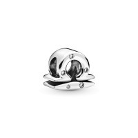 Pandora Sparkling Libra Zodiac Charm, Silver