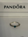 Pandora Rainforest Green Beaded Ring