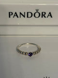 Pandora Purple Beaded Ring