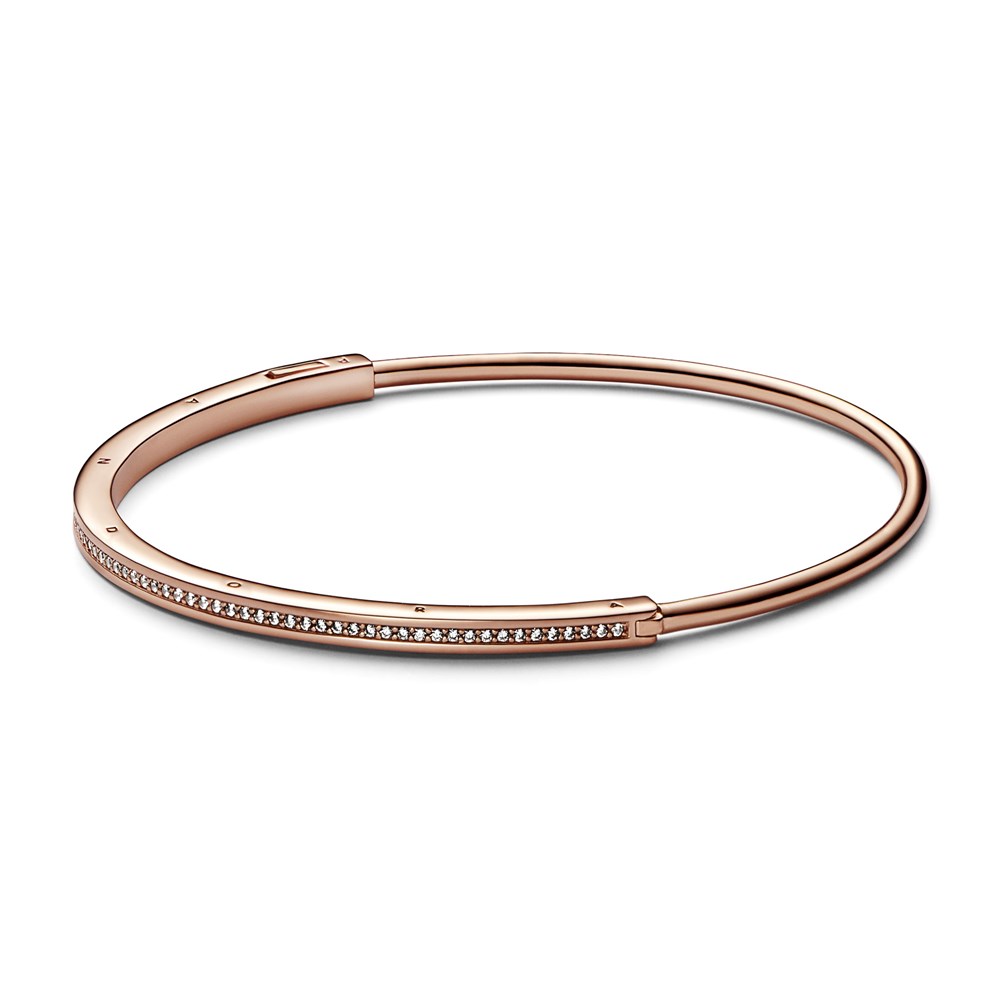 Pandora Signature I-D Pave Bangle 16 cm