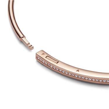 Pandora Signature I-D Pave Bangle 16 cm