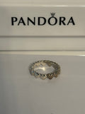 Pandora Row of Hearts Ring - Sterling Silver