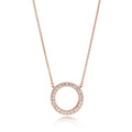 Pandora Rose Gold Hearts Necklace - 45cm