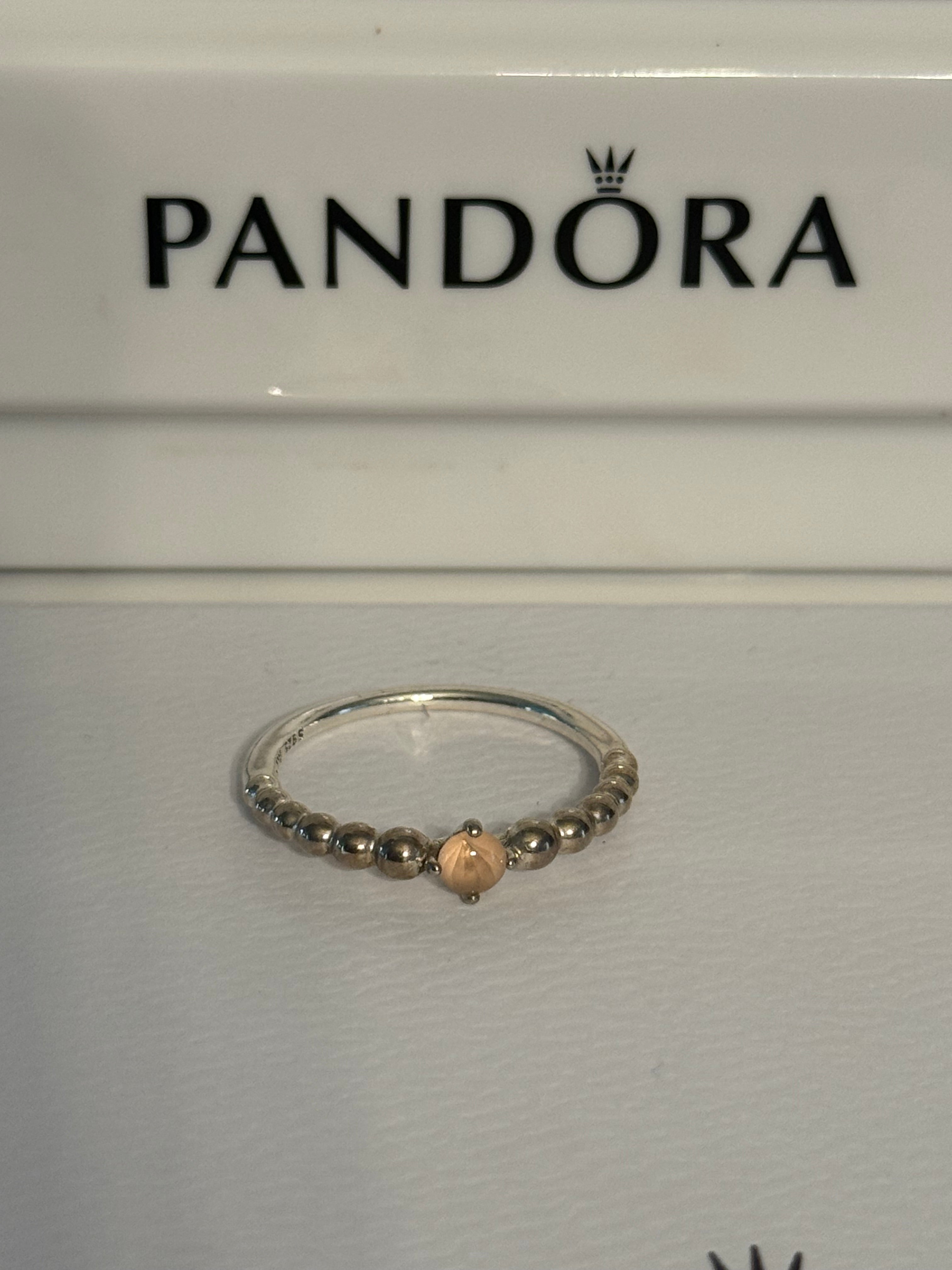 Pandora Blush Pink Beaded Ring
