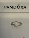 Pandora Sparkling Wave Ring