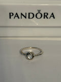 Pandora Milky White Eternity Circle Ring