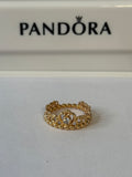 Pandora Princess Crown Tiara Ring - Rose Gold Plated