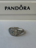 Pandora Pave Square Cocktail Ring