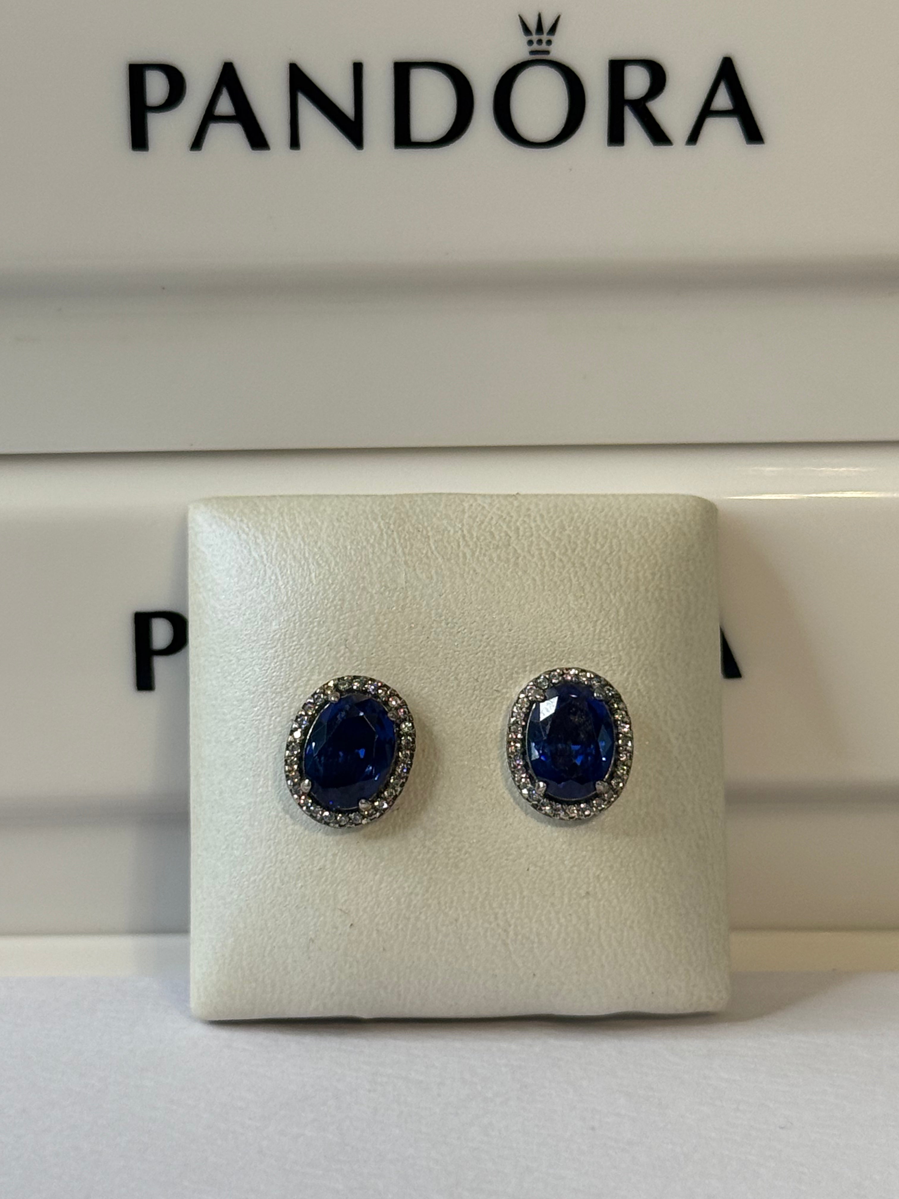 Pandora Sparkling Statement Halo Stud Earrings