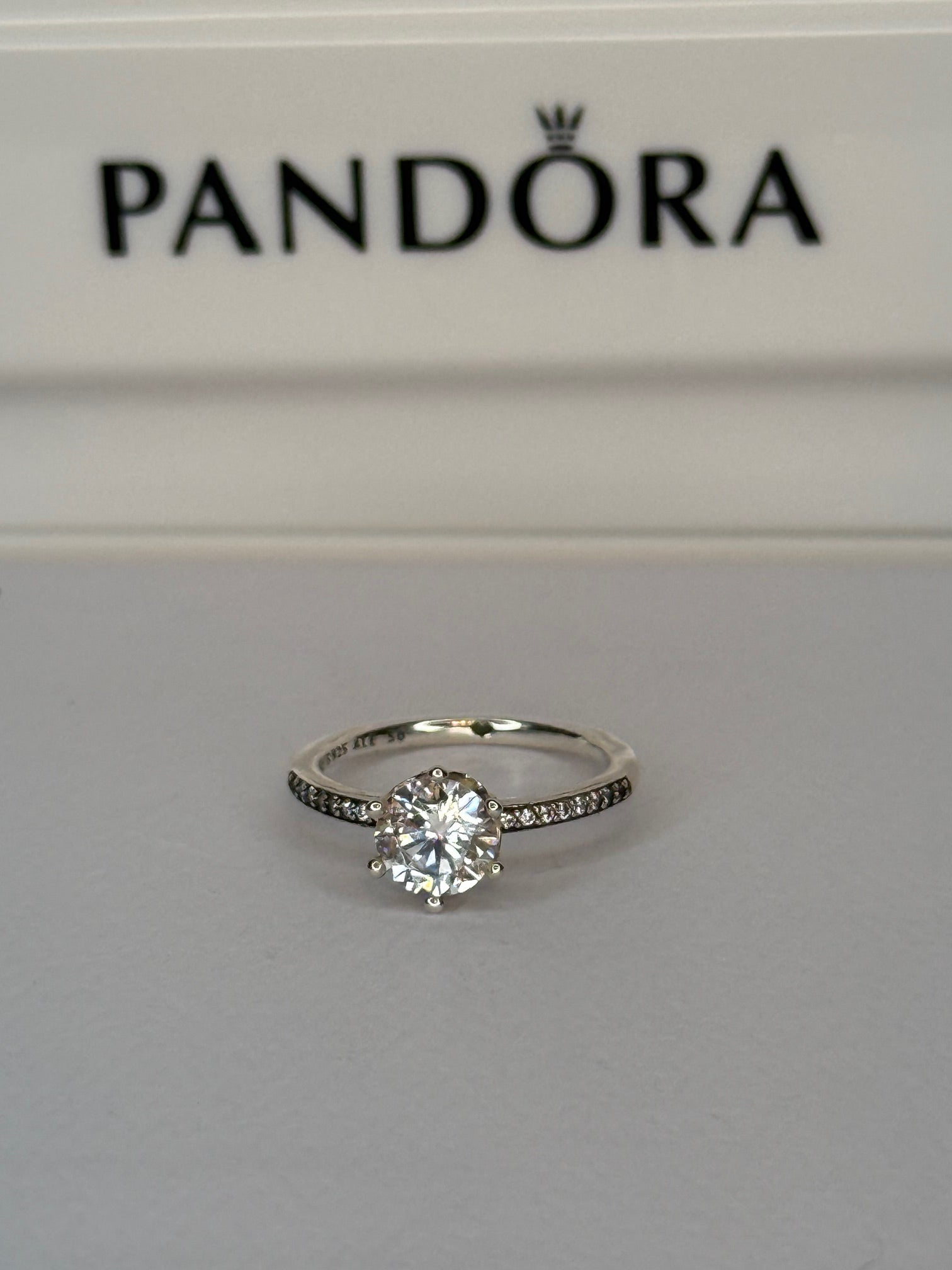 Pandora Crown Solitaire Ring