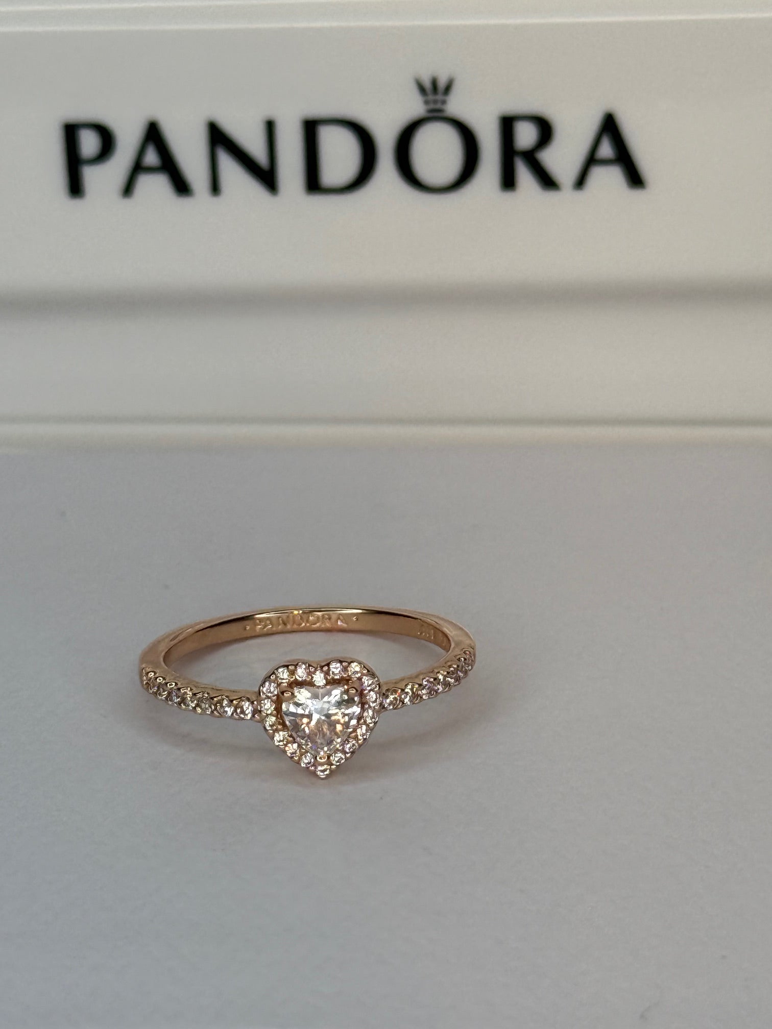 Pandora Rose Elevated Heart Ring